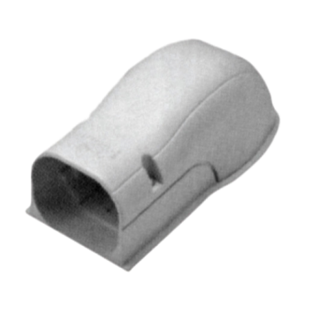Smart Electric SWW75 Line Set Covers And Plastic Fittings 3-1/4" Wall Cover / Inlet