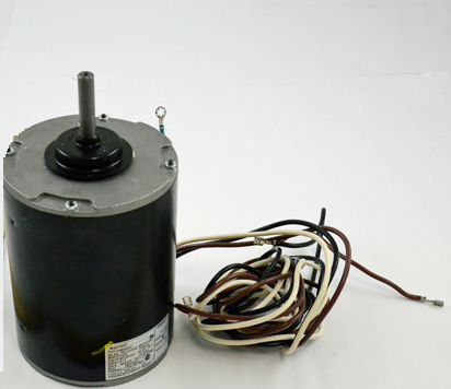 Aaon P84521 Condenser Fan Motor 3/4 HP 460 V 1-Phase 1075 RPM with Rain Shield