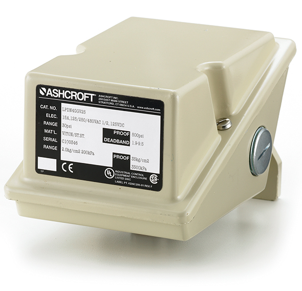 Ashcroft LPAN4HB25-100 Pressure Switch 0-100 PSI