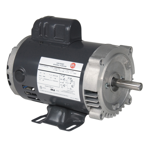 Nidec-US Motors (Emerson) D34C1J Motor 3/4HP 115-208V 3450RPM