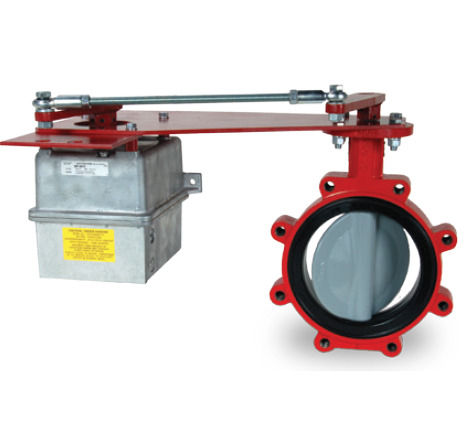 Barber Colman (Schneider Electric) VAFS-6200-E10-L-14 Butterfly Valve 2-Way 2-Position 120V 4"