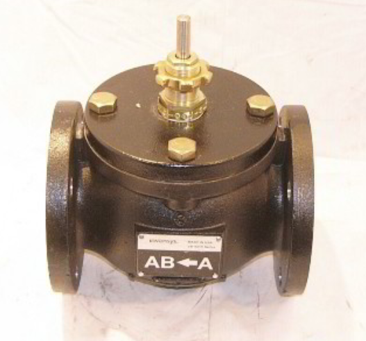Barber Colman (Schneider Electric) VB-9213-0-5-12 Flanged 2-Way Valve Body Cast Iron 2-1/2" 56Cv