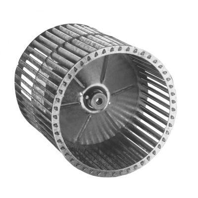Fasco 2-6012 Blower Wheel Double Inlet 5-19/64" Diameter 7" Width Counter-Clockwise Rotation 1/2" Bore 3600 RPM