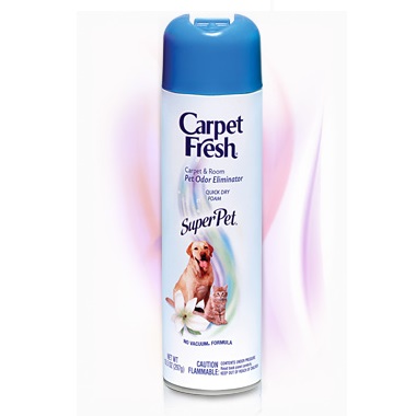 Carpet Fresh 280129 10Oz Quick-Dry Foam Super Pet (6 can per case) [30 Cases]