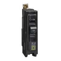 Square D QOB120 Miniature Circuit Breaker 20A 1-Pole 120/240V 10kA Bolt-On Mount