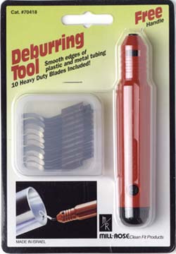 Clean-Fit 70415 Mill Rose Deburring Tool with 3-Blades
