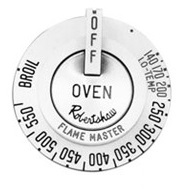 Robertshaw 4590-022 White Low Temperature Knob