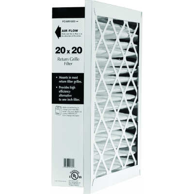 Honeywell FC40R1029 Return Grille Replacement Air Filter 20" x 30" MERV 10 (Quantity of 5)