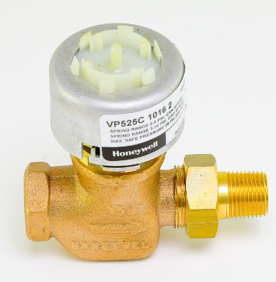Honeywell VP525C1081 Unitary 2-Way Water Valve 1/4" O.D. (1/2" Nominal) 3.0Cv 3-10 PSI