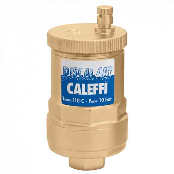Caleffi 551004A Discal Air Vent 1/2" NPT for Solar Systems