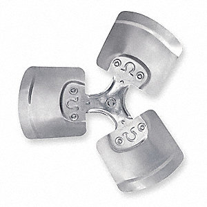 Revcor REV007AS Condenser Fan Blade 20" Diameter 3-Blade 28-Degree 1/2" Bore Clockwise