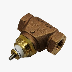 Johnson Controls VG7241ES+8020G Globe Valve Cast Bronze 2-Way Normally Open 1/2" NPT 1.8Cv