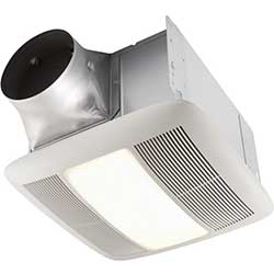BROAN-NuTone QTXEN080FLT Ventilation Fan with Light 80 CFM 0.3 Sones