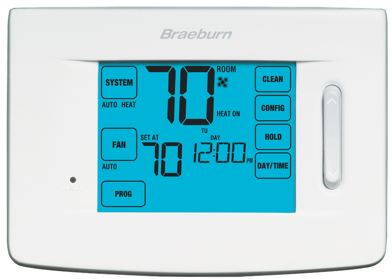 Braeburn 5320, 7 Day, 5-2 Day Programmable Thermostat (4 Heat/2 Cool)