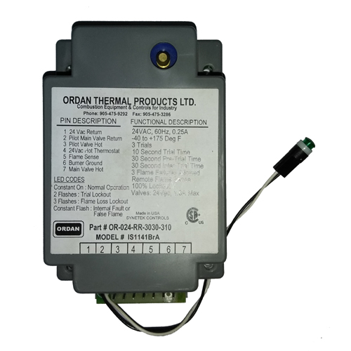 Ordan Thermal Products OR-24-RR-3030-310 Refurbished Ignition Module (Sold AS IS)