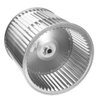 Lau 00986716 Double Inlet Belt Drive Blower Wheel 11-1/8" Diameter Bore Size 1" 2000 RPM Model A12-11A
