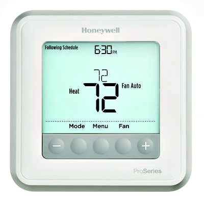 Honeywell TH6210U2001 2HT/1CL PROG 24V T6 Thermostat