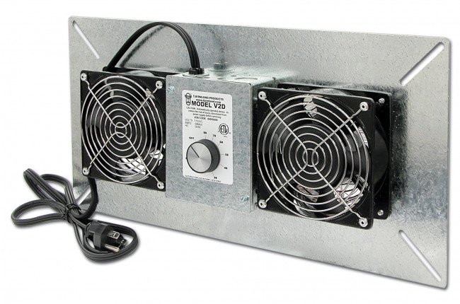 Tjernlund V2D Deluxe Underaire Crawl SP Ventilator Kit 220 CFM