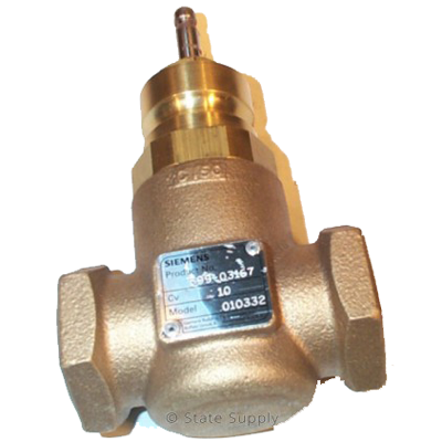 Siemens Building Technology 599-03185 Globe Valve Body 2-Way Normally Closed 1" NPT 10Cv