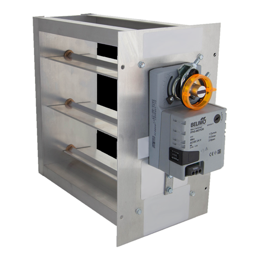 iO HVAC Controls CD-1610-BM Rectangular 3-Wire Damper 24V 16" X 10"