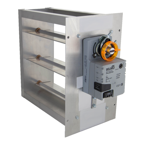 iO HVAC Controls TD-1408 Rectangular 3-Wire Float Damper 14" x 8"