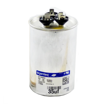 Heil Quaker 1172094 Round Dual Run Capacitor 35+3MFD 440V