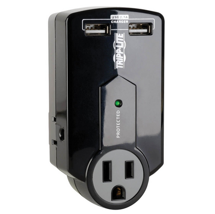 Tripp Lite TRPSK120USB Protect It 3-Outlet Surge Protector with USB Ports