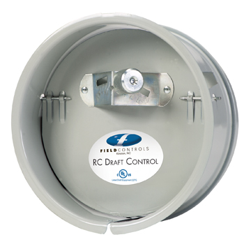 Field Controls 01804401 Double Acting Barometric Draft Control 7" Adjustable 0.01" to 0.1" W.C.
