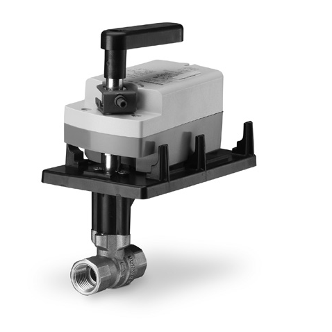 Siemens Building Technology 172K-10305S Two-Way Ball Valve Assembly 1/2" 4.0Cv 200 PSI Valve Body Normally Closed with Spring Return Actuator