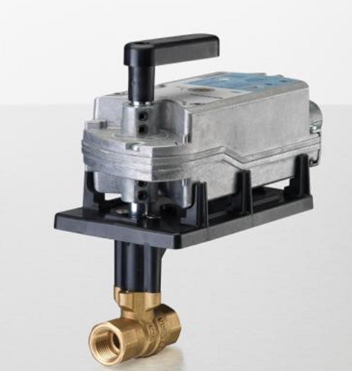 Siemens Building Technology 171P-10316S Ball Valve 1" 2-Way 63cv Stainless Steel Ball 24V Spring Return