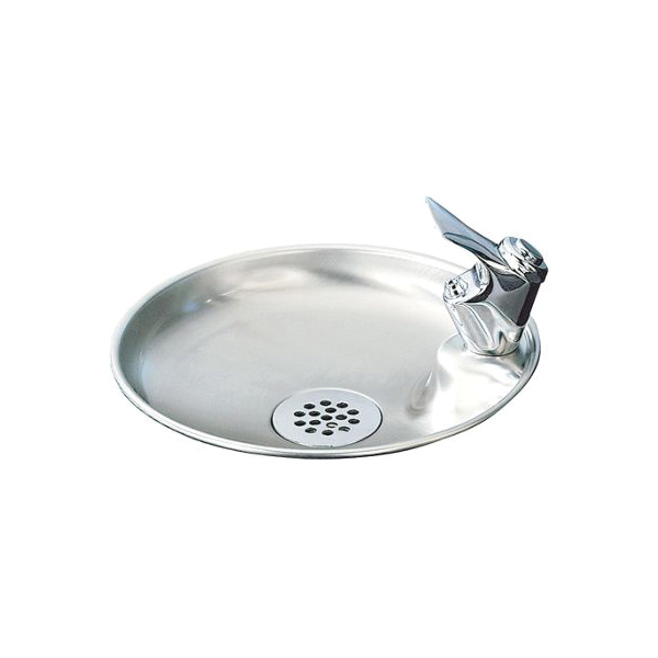 Elkay DRKR10C Non-Filtered Drinking Fountain Pushbutton Operation Non-Refrigerated Chilling