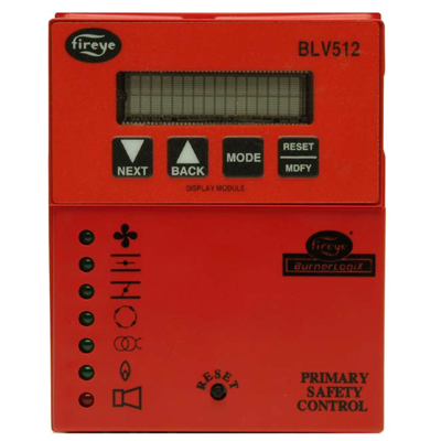Fireye ZB110IR BurnerLogiX Chassis 120 VAC 50/60 Hz with burner control functions contains IR Autocheck amplifier