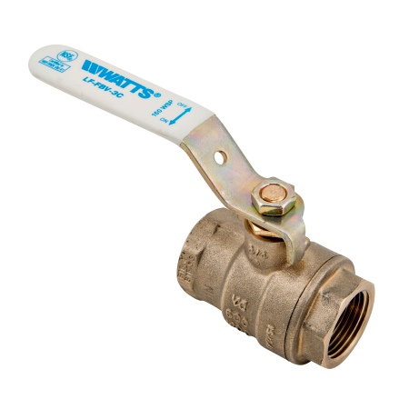 Watts 0555108 Lead Free Full Port Brass Ball Valve 2-1/2" LFFBV-3C