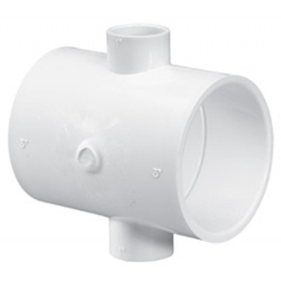 York S1-PVC-420-419 Slip Cross Schedule #40 4" x 1.5"