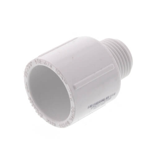 York S1-PVC-436-212 Male Adapter Schedule #40 1-1/2" x 1/4"