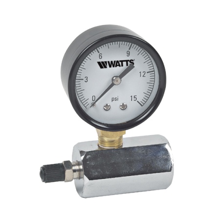 Watts 0069780 Air Test Assembly Gauge 3/4" (IWTG-GAS-2 0-30)
