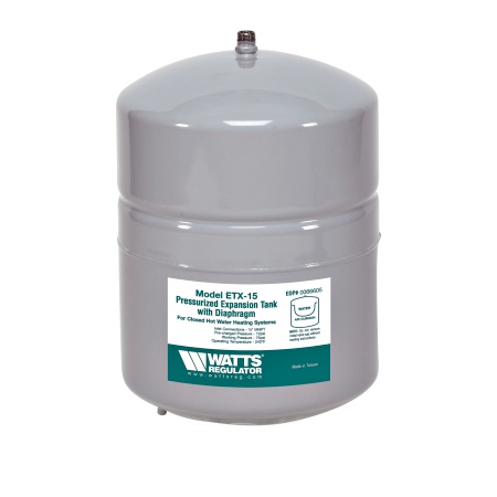 Watts 0066605 Water Expansion Tank 2.1-Gallon ETX-15