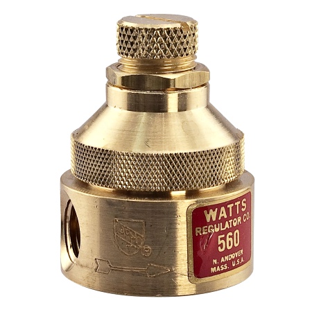 Watts 0121253 Lead Free Mini Water Pressure Regulator 1/8" LF560-G 0-60psi