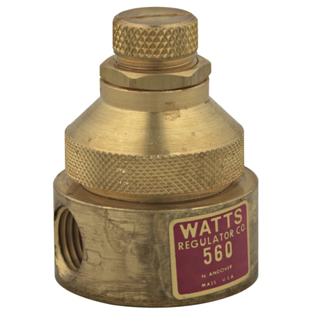 Watts 0009844 Mini Water Pressure Regulator 0-125psi 1/4" (LF560G)