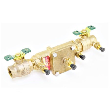 Watts 0063232 Lead Free Double Check Valve Assembly 1" (LF007M1-QT)