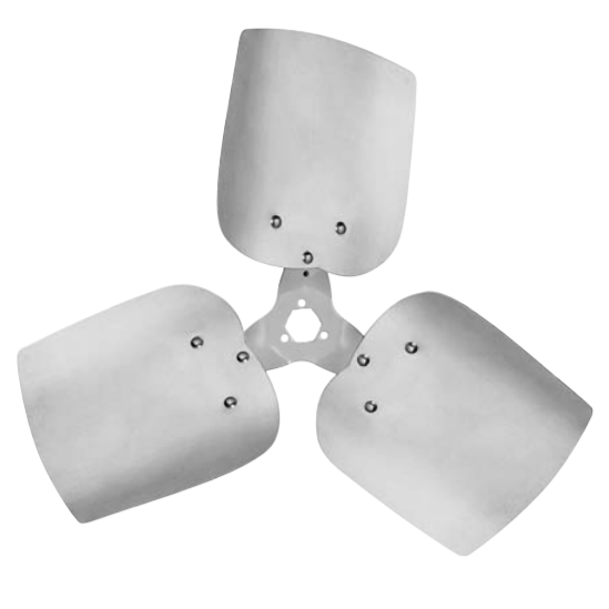 Lau 60557001 Fan Blade 3-Blade 20" Diameter 30-Degree Clounter-Clockwise (Pack of 2)