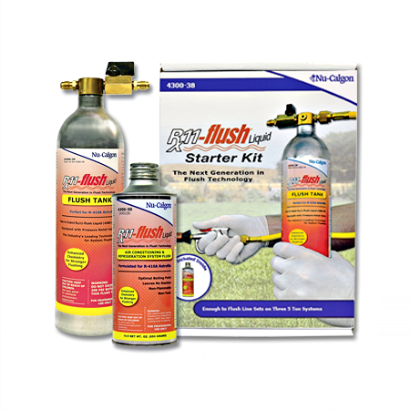 Nu-Calgon 4300-38 Rx11-Flush Liquid Starter Kit