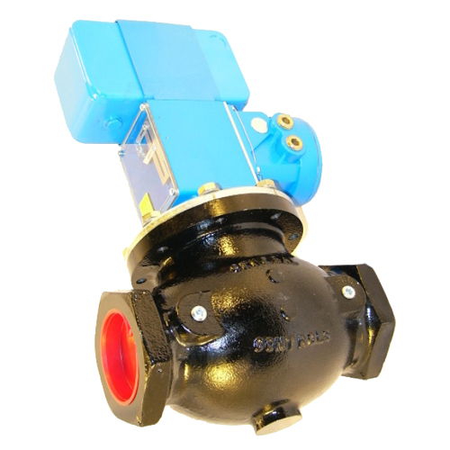Asco H118AL122F1F26V16 Hydramotor Operated Gas Shut-off Valve Cast Iron Body 3" NPT Valve Seal Overtravel Trim 120V