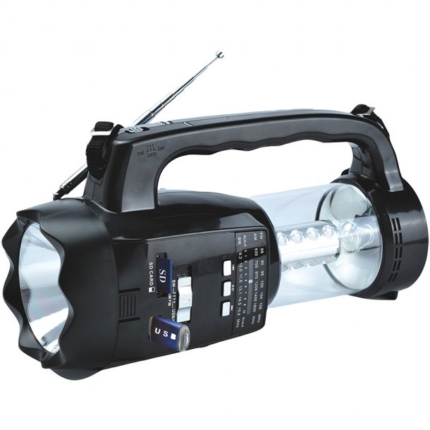 Supersonic SC-1093 20-LED 3-Way Emergency Radio/Flashlight/Lantern