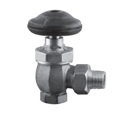 Hoffman Specialty 405099 Radiator Supply Valve (185C) 1/2" Angle