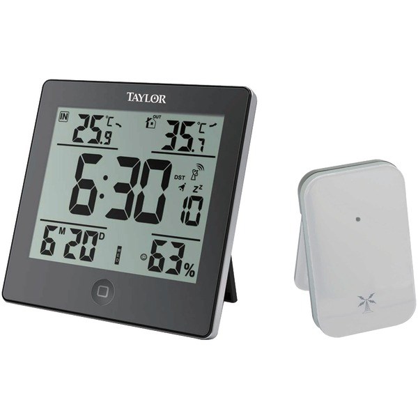 TAYLOR 1731 Digital Weather Forecaster with Alarm Clock