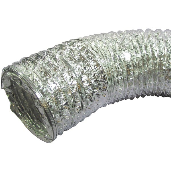 Deflecto F0408MSX/30 Aluminum Duct (Supurr-Flex(R) Transition Ducting 8ft)