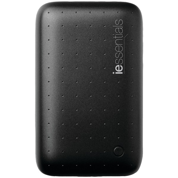 Iessentials Iec-Pb6-Bk 6,000Mah Power Bank With Ul Battery Pack (Black)