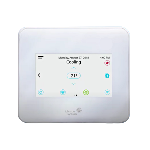 Johnson Controls TEC3030-14-000 White Wireless Thermostat Controller RTU/HP