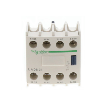 Square D LADN31 Contactor Block 3 N/O, 1 N/C
